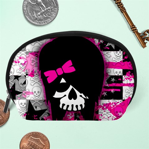 Scene Kid Girl Skull Accessory Pouch (Large) from ArtsNow.com Back