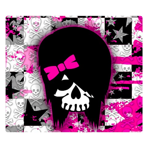 Scene Kid Girl Skull Double Sided Flano Blanket (Small) from ArtsNow.com 50 x40  Blanket Back