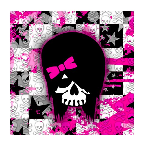 Scene Kid Girl Skull Duvet Cover Double Side (Queen Size) from ArtsNow.com Back