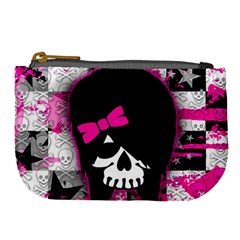 Scene Kid Girl Skull Large Coin Purse from ArtsNow.com Front