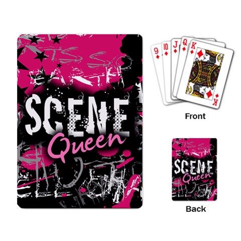 Scene Queen Playing Cards Single Design (Rectangle) from ArtsNow.com Back