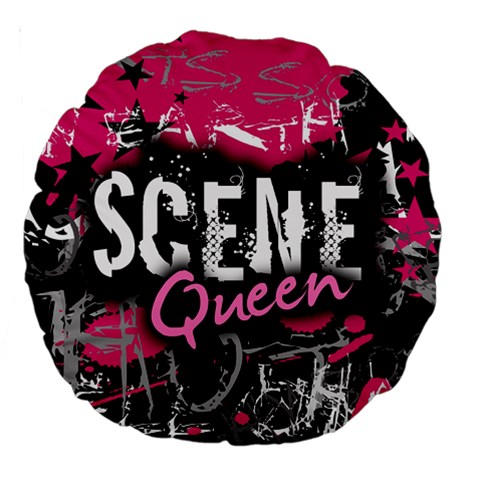 Scene Queen Large 18  Premium Round Cushion  from ArtsNow.com Back