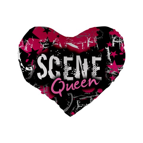 Scene Queen Standard 16  Premium Heart Shape Cushion  from ArtsNow.com Back