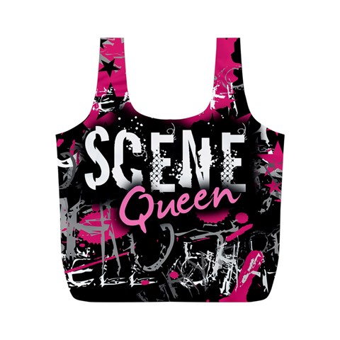 Scene Queen Full Print Recycle Bag (M) from ArtsNow.com Back