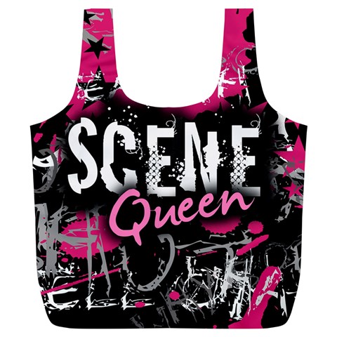 Scene Queen Full Print Recycle Bag (XL) from ArtsNow.com Back