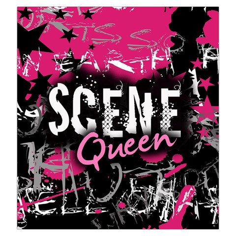 Scene Queen Drawstring Pouch (Large) from ArtsNow.com Back