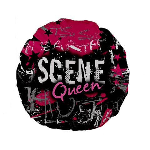 Scene Queen Standard 15  Premium Flano Round Cushion  from ArtsNow.com Back