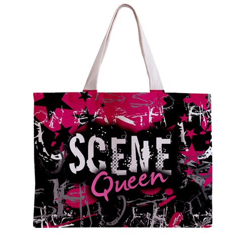 Scene Queen Zipper Mini Tote Bag from ArtsNow.com Back