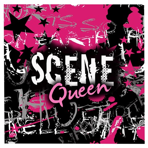 Scene Queen Wooden Puzzle Square from ArtsNow.com Front