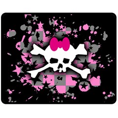 Scene Skull Splatter Double Sided Fleece Blanket (Medium) from ArtsNow.com 58.8 x47.4  Blanket Front