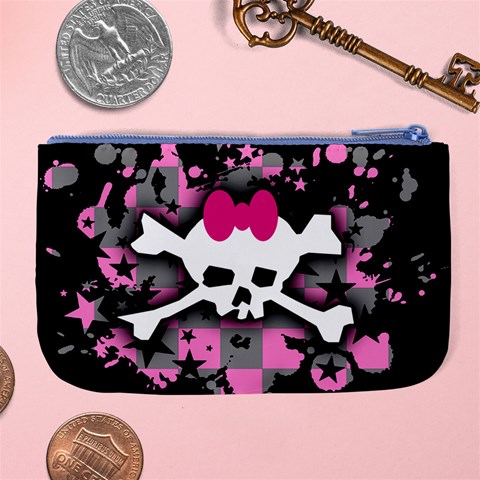 Scene Skull Splatter Large Coin Purse from ArtsNow.com Back