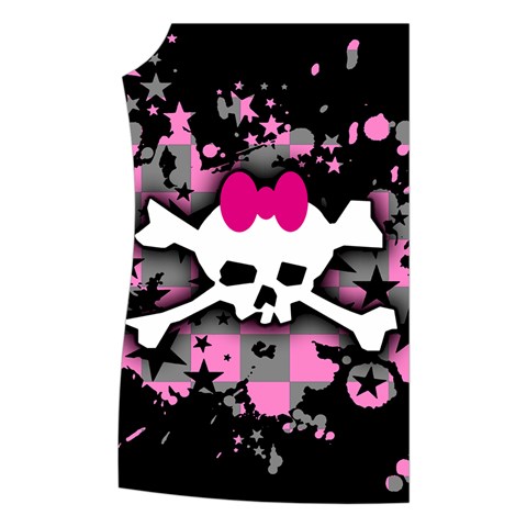 Scene Skull Splatter Women s Button Up Vest from ArtsNow.com Front Right