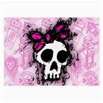 Sketched Skull Princess Large Glasses Cloth (2 Sides)