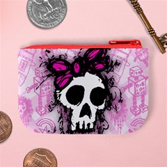 Sketched Skull Princess Mini Coin Purse from ArtsNow.com Back