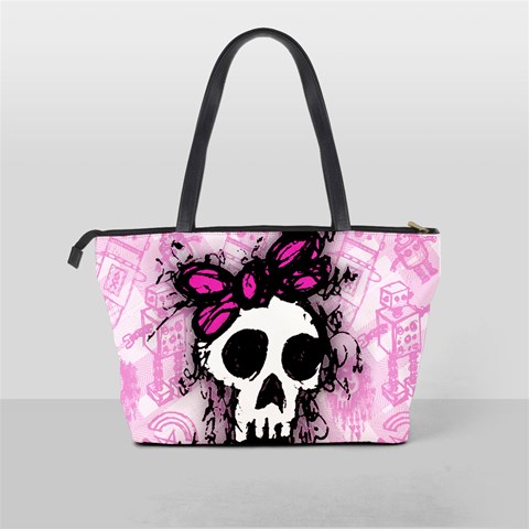 Sketched Skull Princess Classic Shoulder Handbag from ArtsNow.com Back