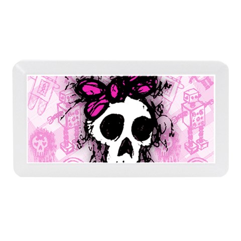 Sketched Skull Princess Memory Card Reader (Mini) from ArtsNow.com Front