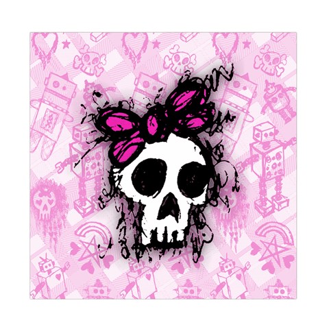 Sketched Skull Princess Duvet Cover Double Side (Full/ Double Size) from ArtsNow.com Back