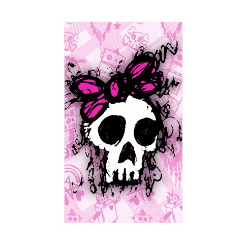 Sketched Skull Princess Duvet Cover Double Side (Single Size) from ArtsNow.com Back