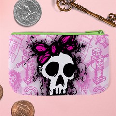 Sketched Skull Princess Large Coin Purse from ArtsNow.com Back