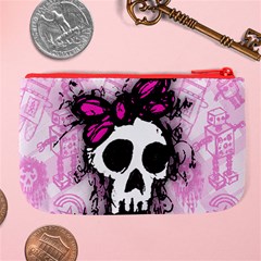 Sketched Skull Princess Large Coin Purse from ArtsNow.com Back