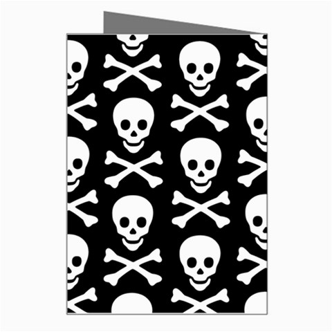 Skull and Crossbones Greeting Card from ArtsNow.com Right