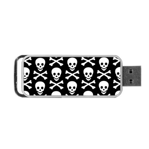 Skull and Crossbones Portable USB Flash (Two Sides) from ArtsNow.com Back