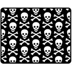 Skull and Crossbones Double Sided Fleece Blanket (Medium)