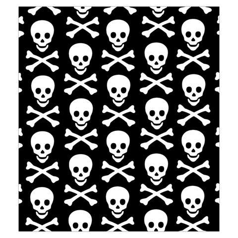 Skull and Crossbones Drawstring Pouch (Medium) from ArtsNow.com Back