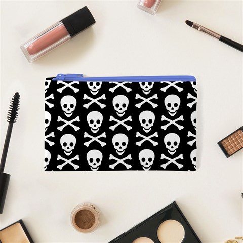 Skull and Crossbones Cosmetic Bag (XS) from ArtsNow.com Front