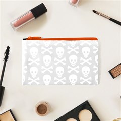 Skull and Crossbones Cosmetic Bag (XS) from ArtsNow.com Front