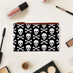 Skull and Crossbones Cosmetic Bag (XS) from ArtsNow.com Front