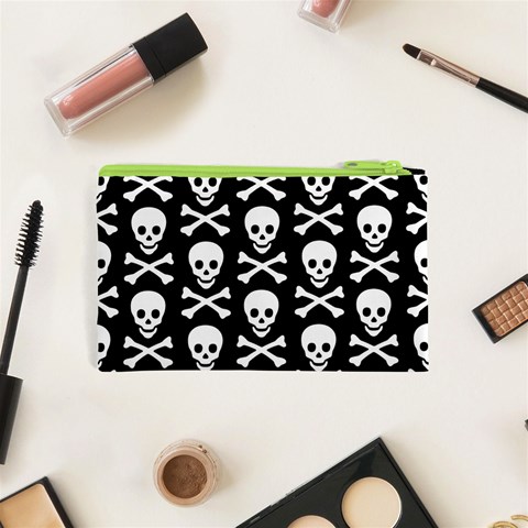 Skull and Crossbones Cosmetic Bag (XS) from ArtsNow.com Back