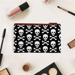 Skull and Crossbones Cosmetic Bag (XS) from ArtsNow.com Back