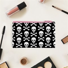 Skull and Crossbones Cosmetic Bag (XS) from ArtsNow.com Back