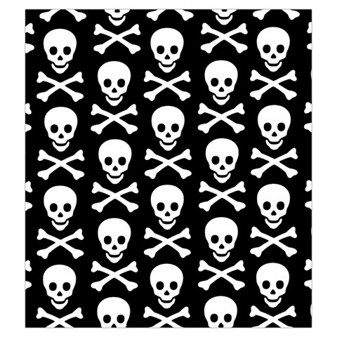 Skull and Crossbones Drawstring Pouch (XXL) from ArtsNow.com Back