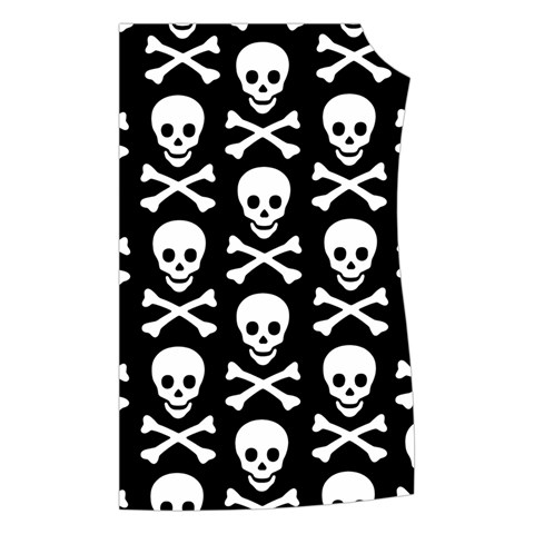 Skull and Crossbones Women s Button Up Vest from ArtsNow.com Front Left