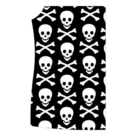 Skull and Crossbones Women s Button Up Vest from ArtsNow.com Front Right