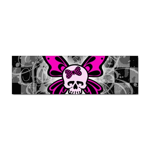 Skull Butterfly Sticker (Bumper) from ArtsNow.com Front