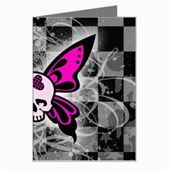 Skull Butterfly Greeting Card from ArtsNow.com Left