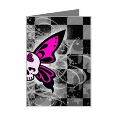 Skull Butterfly Mini Greeting Card from ArtsNow.com Left