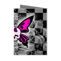 Skull Butterfly Mini Greeting Cards (Pkg of 8) from ArtsNow.com Left