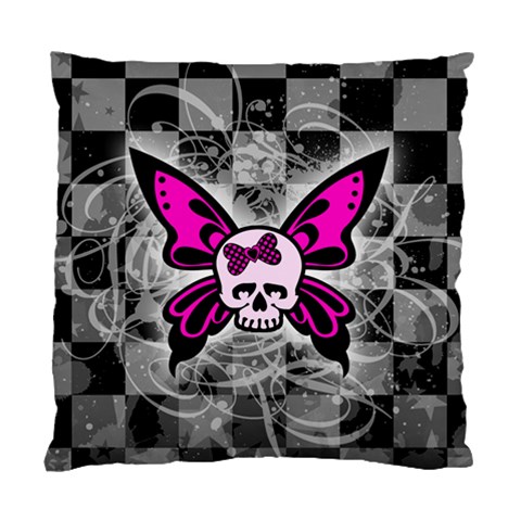 Skull Butterfly Standard Cushion Case (Two Sides) from ArtsNow.com Front