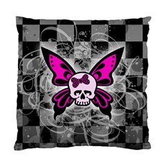 Skull Butterfly Standard Cushion Case (Two Sides) from ArtsNow.com Front