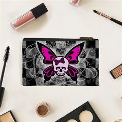 Skull Butterfly Cosmetic Bag (XS) from ArtsNow.com Back