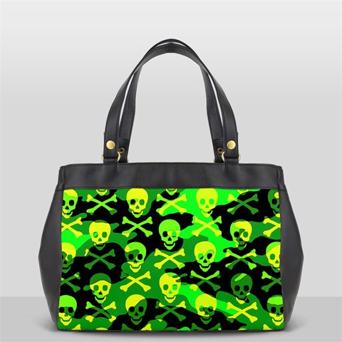 Skull Camouflage Oversize Office Handbag (2 Sides) from ArtsNow.com Back