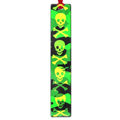 Skull Camouflage Large Book Mark from ArtsNow.com Front