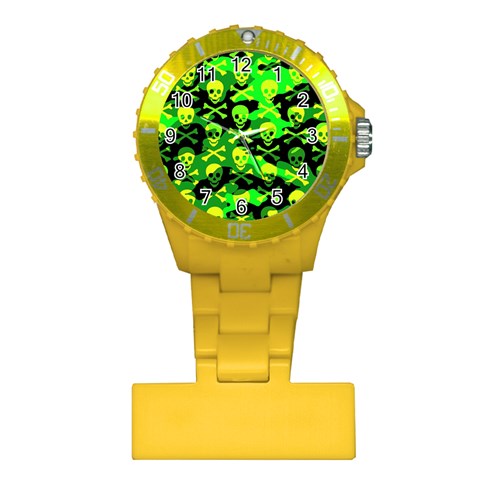 Skull Camouflage Plastic Nurses Watch from ArtsNow.com Front