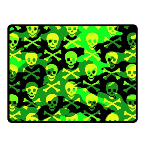 Skull Camouflage Double Sided Fleece Blanket (Small) from ArtsNow.com 45 x34  Blanket Back