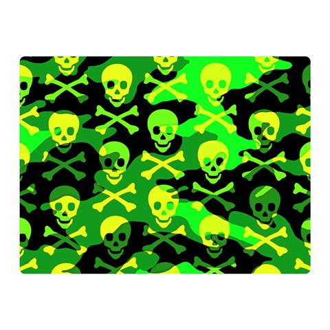 Skull Camouflage Double Sided Flano Blanket (Mini) from ArtsNow.com 35 x27  Blanket Back