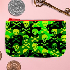 Skull Camouflage Large Coin Purse from ArtsNow.com Front